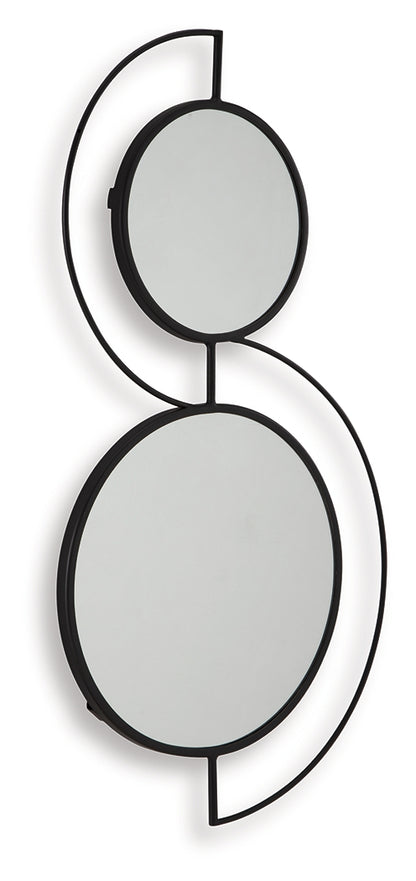 Shayham Black Accent Mirror - A8010402