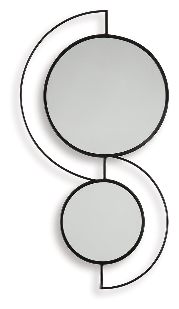 Shayham Black Accent Mirror - A8010402