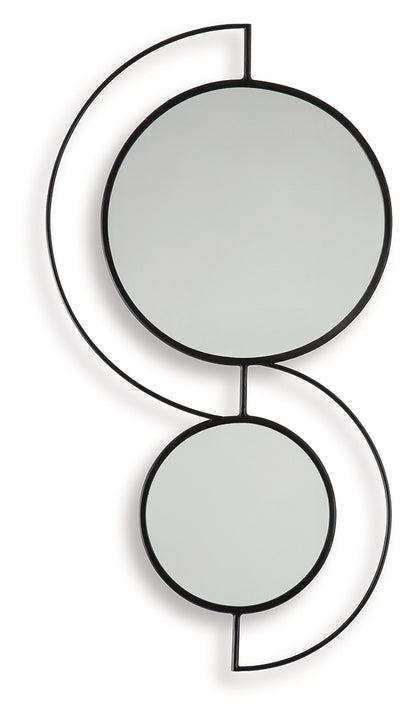 Shayham Black Accent Mirror - A8010402