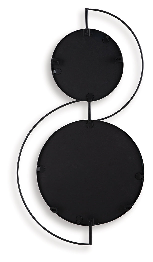 Shayham Black Accent Mirror - A8010402