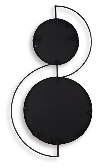 Shayham Black Accent Mirror - A8010402