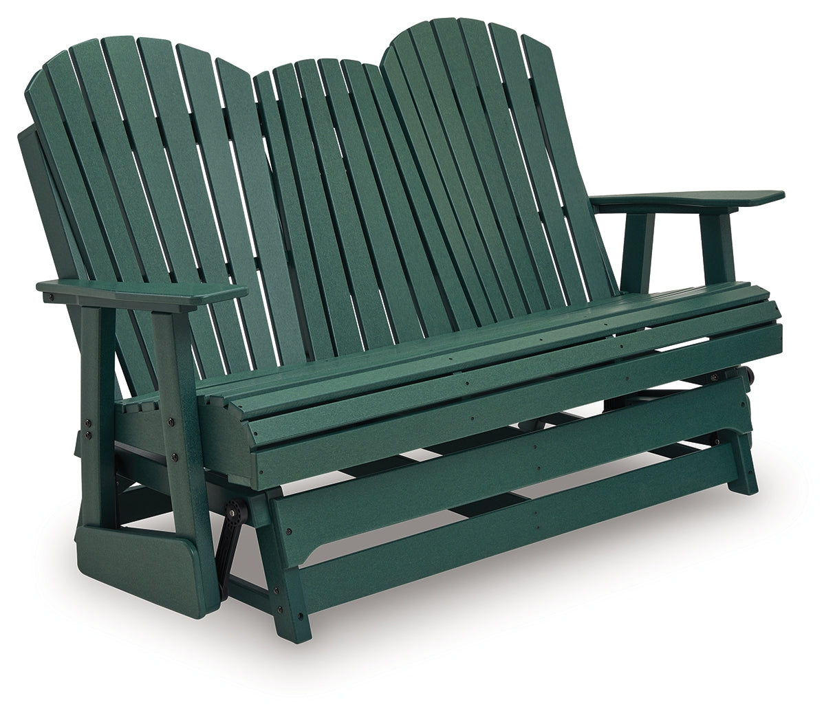 Shell Beach Green Outdoor Loveseat Glider - PCP115-835