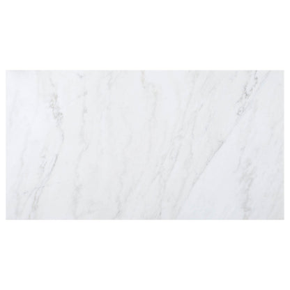 Sherry 7-piece Rectangular Marble Top Dining Table Set Grey - 115511-S7G