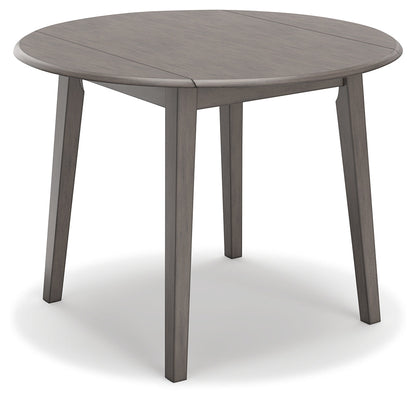 Shullden Dining Table and 4 Chairs in Gray from Ashley - Luna Furniture