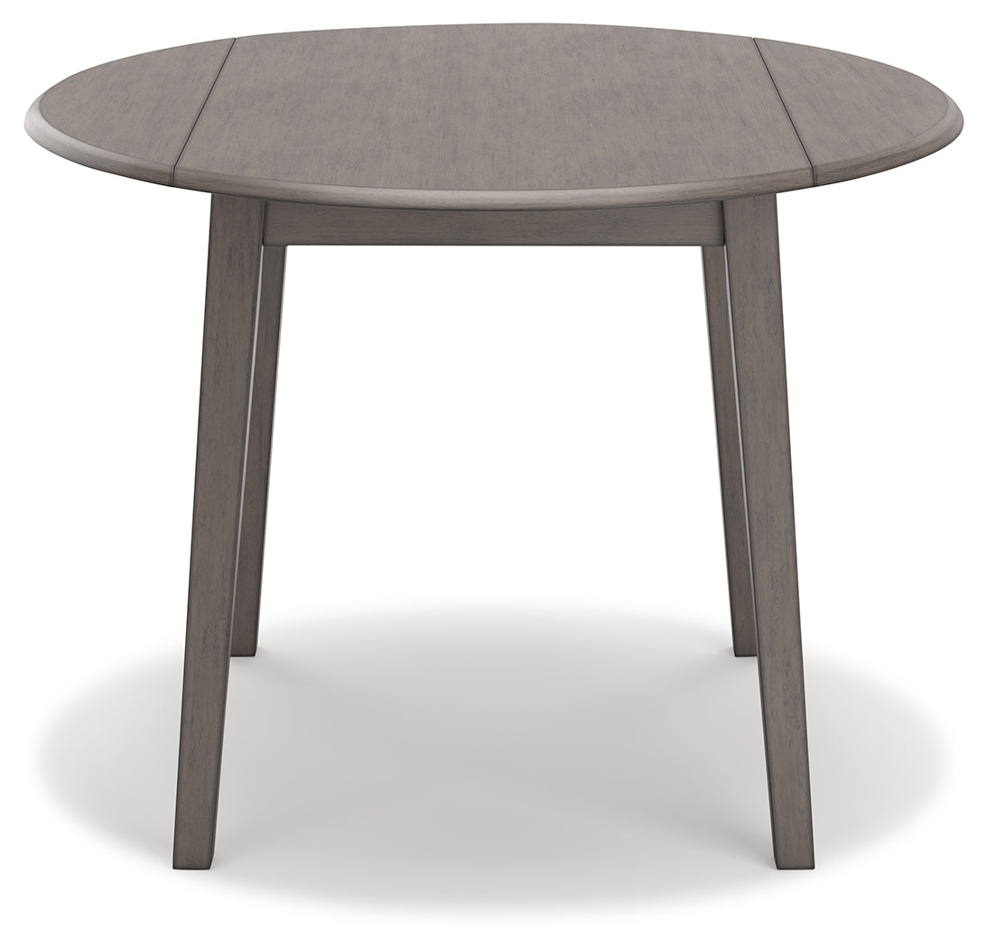 Shullden Dining Table and 4 Chairs in Gray from Ashley - Luna Furniture