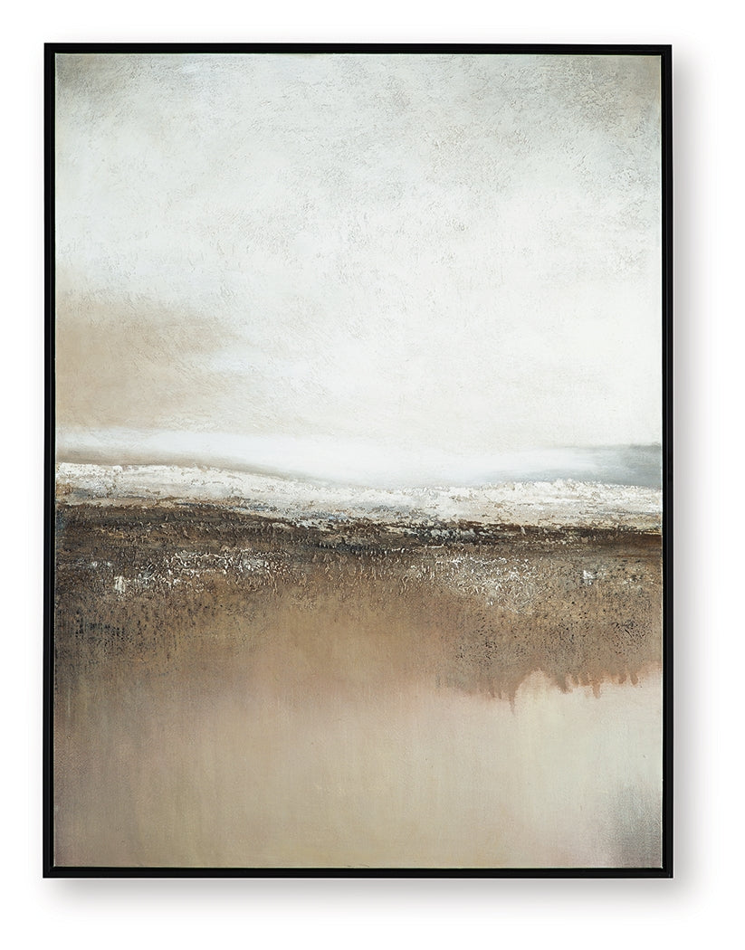 Siaking Brown/Gray/White Wall Art - A8000509