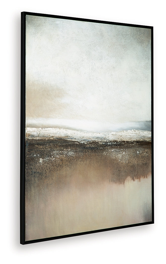 Siaking Brown/Gray/White Wall Art - A8000509