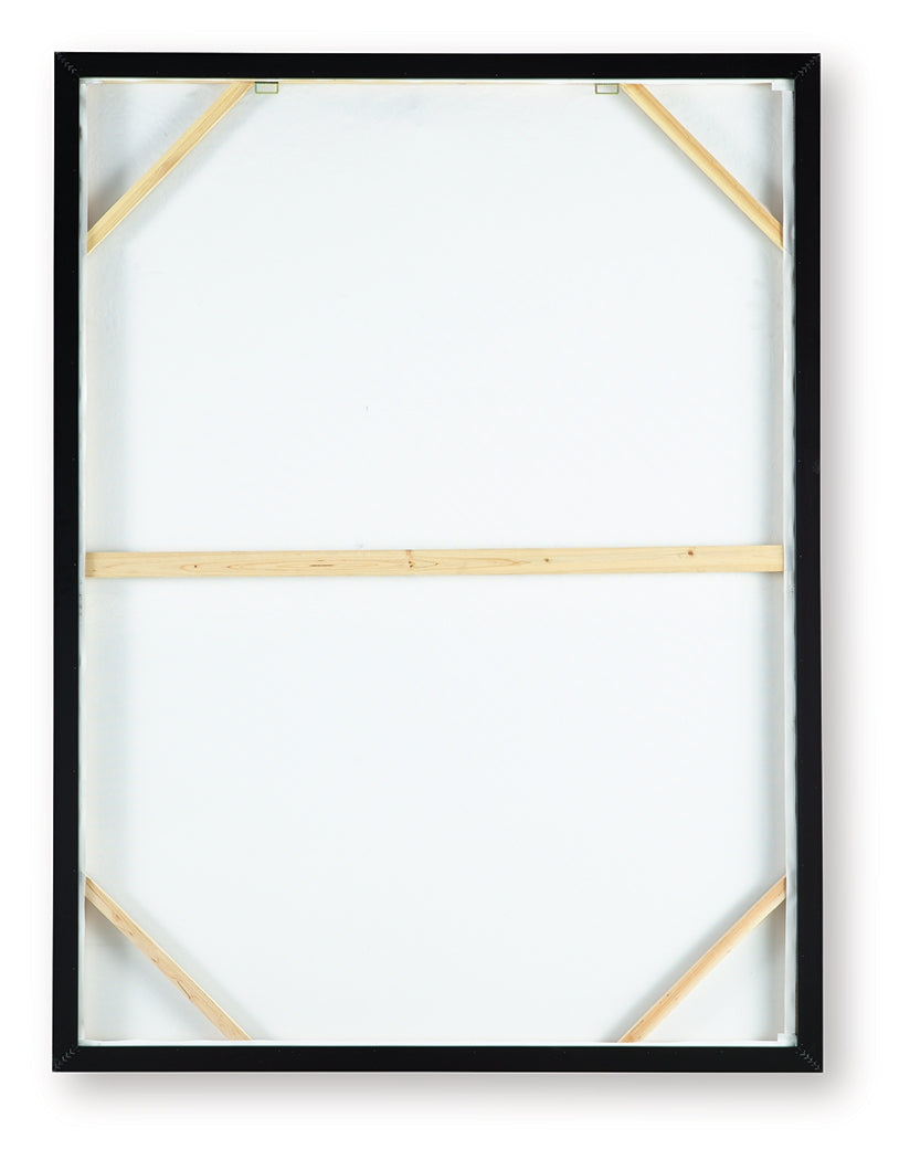 Siaking Brown/Gray/White Wall Art - A8000509