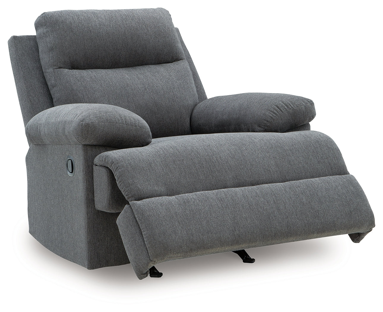 Side-Swipe Charcoal Recliner - PC9140625