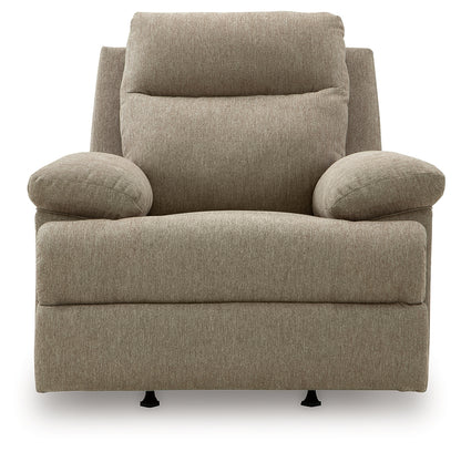Side-Swipe Mocha Recliner - PC9140525