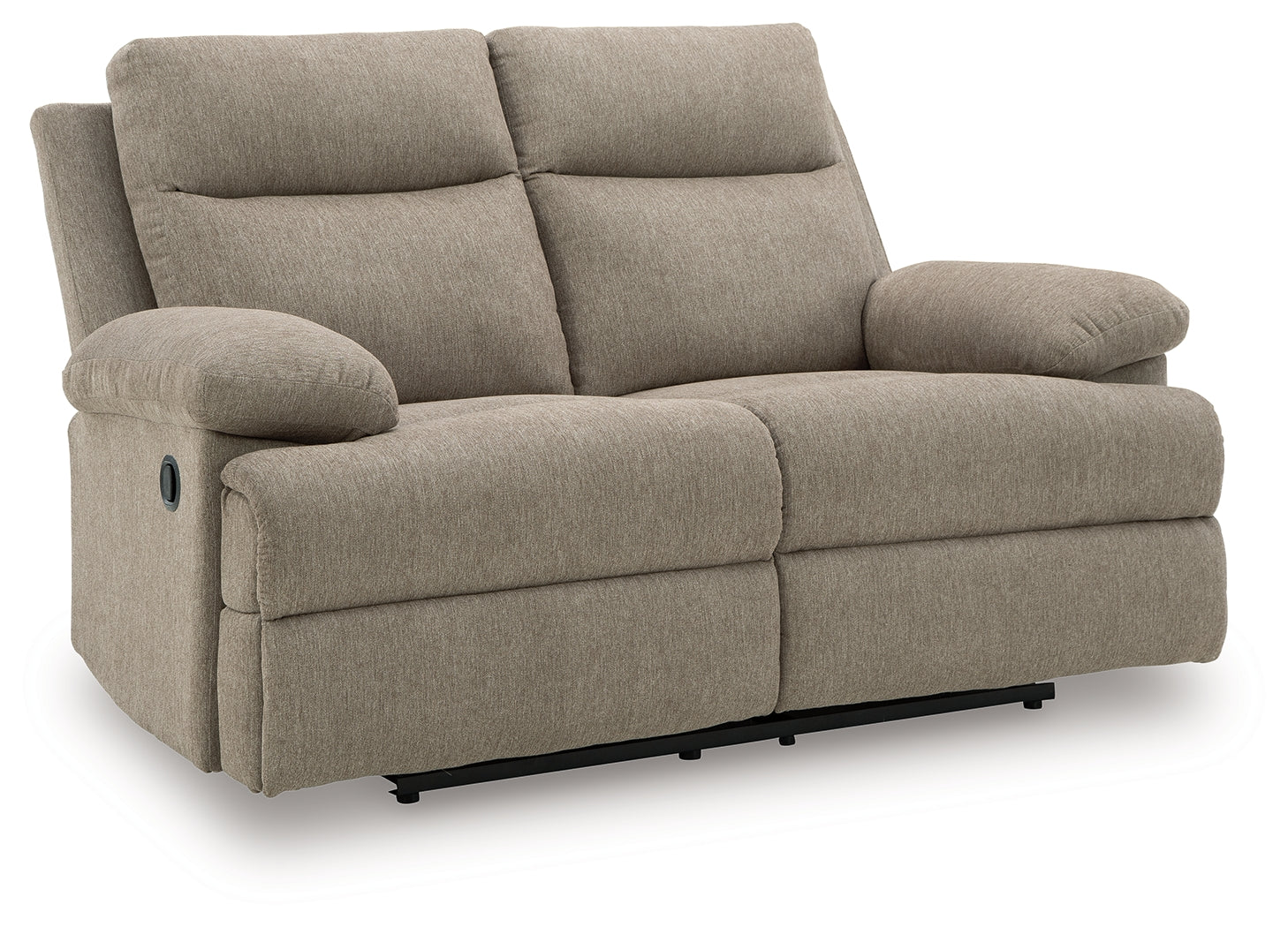 Side-Swipe Mocha Reclining Loveseat - PC9140586