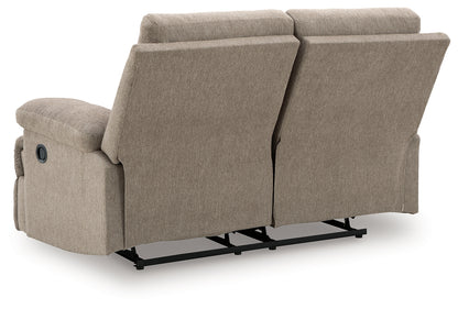 Side-Swipe Mocha Reclining Loveseat - PC9140586