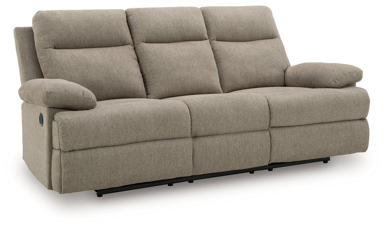 Side-Swipe Mocha Reclining Sofa with Drop Down Table - PC9140589