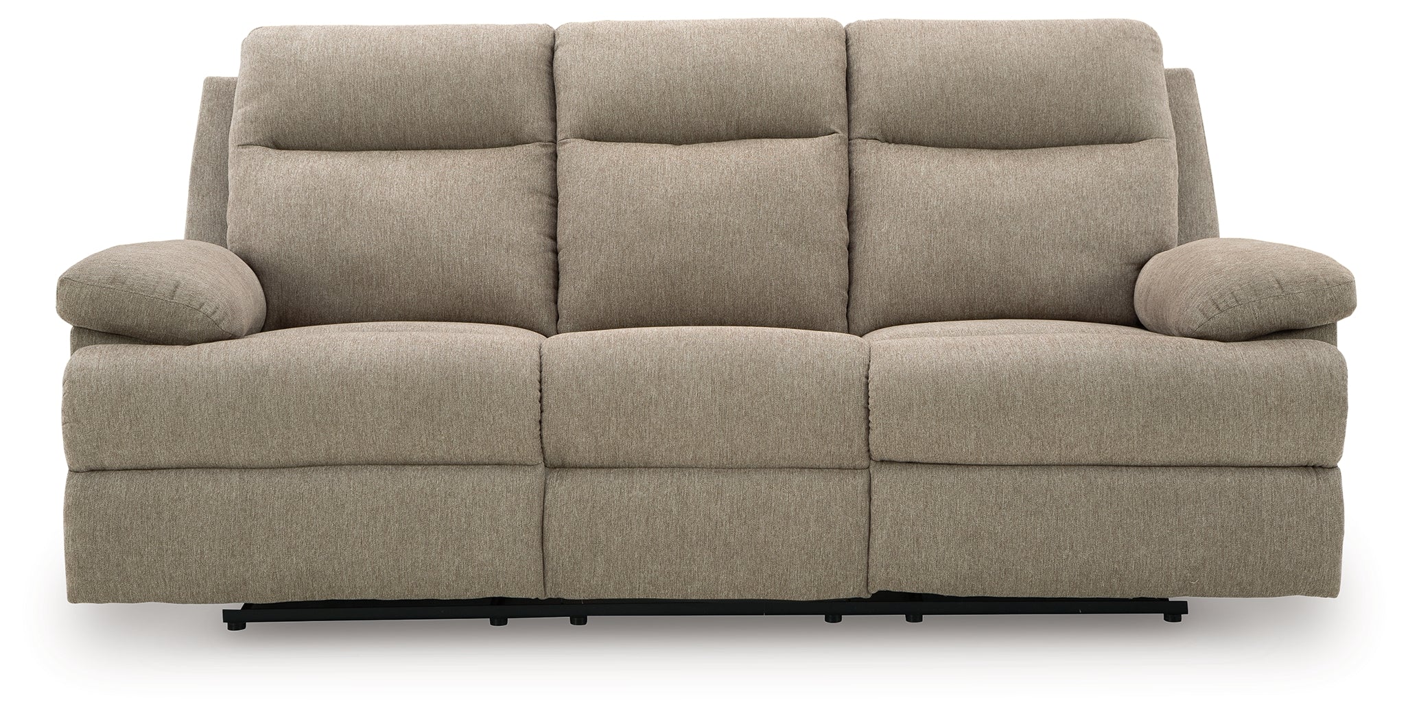 Side-Swipe Mocha Reclining Sofa with Drop Down Table - PC9140589