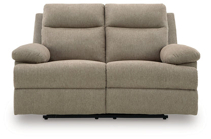 Side-Swipe Mocha Reclining Living Room Set from Ashley - Luna Furniture