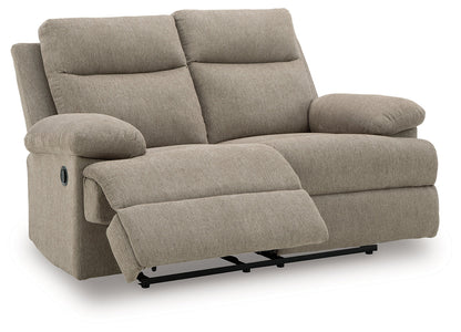 Side-Swipe Mocha Reclining Living Room Set from Ashley - Luna Furniture