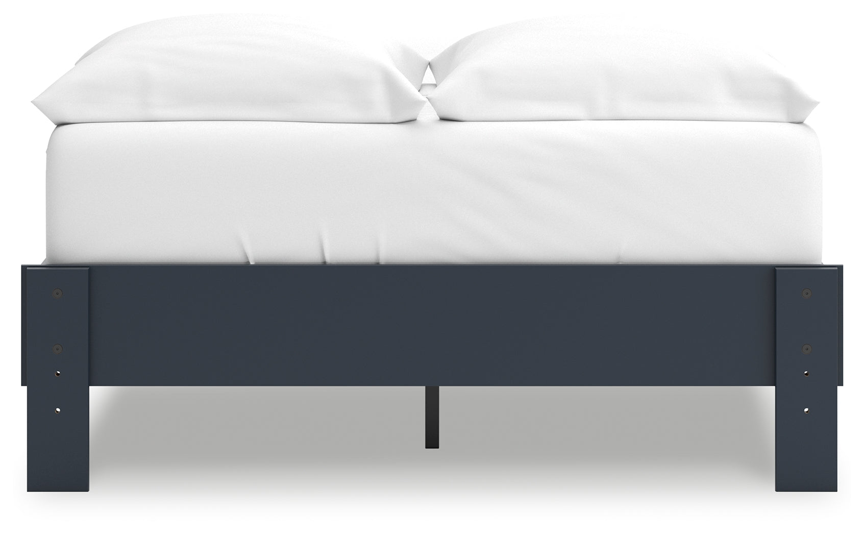 Simmenfort Full Platform Bed with Dresser, Chest and Nightstand in Navy Blue - PKG020628