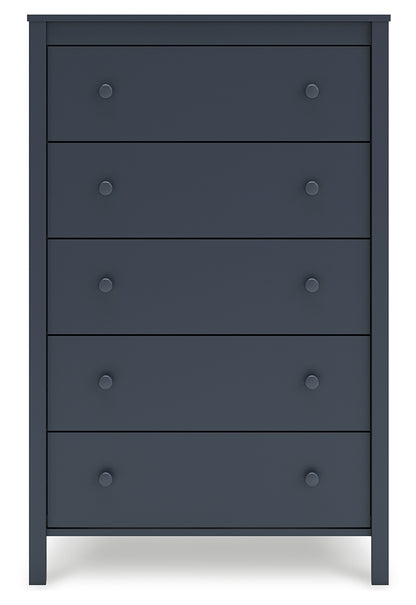 Simmenfort Navy Blue Chest of Drawers - EB1528-245