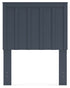 Simmenfort Navy Blue Twin Panel Headboard - EB1528-155