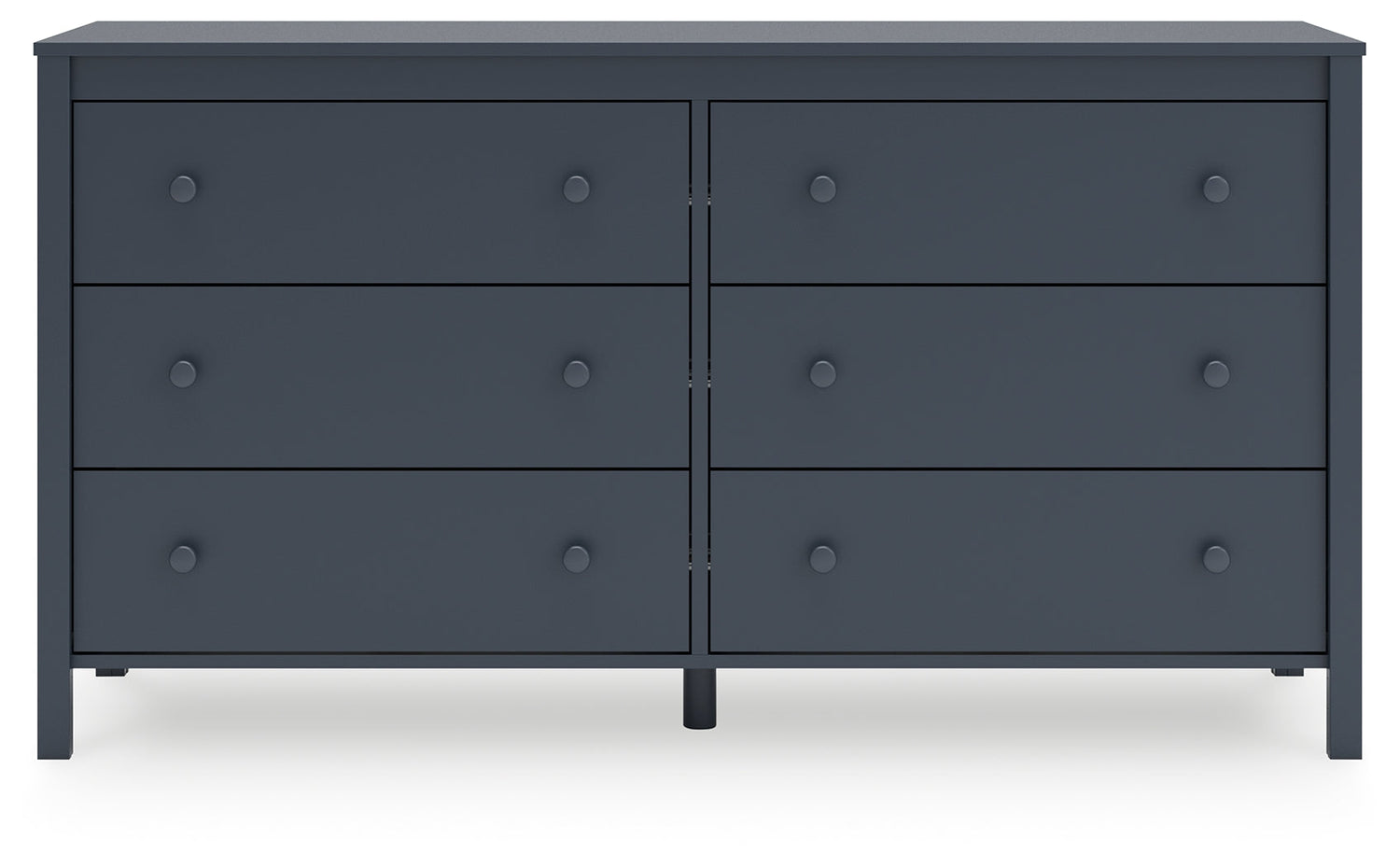 Simmenfort Twin Platform Bed with Dresser and Chest in Navy Blue - PKG020620