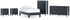 Simmenfort Twin Platform Bed with Dresser, Chest and 2 Nightstands in Navy Blue - PKG020618
