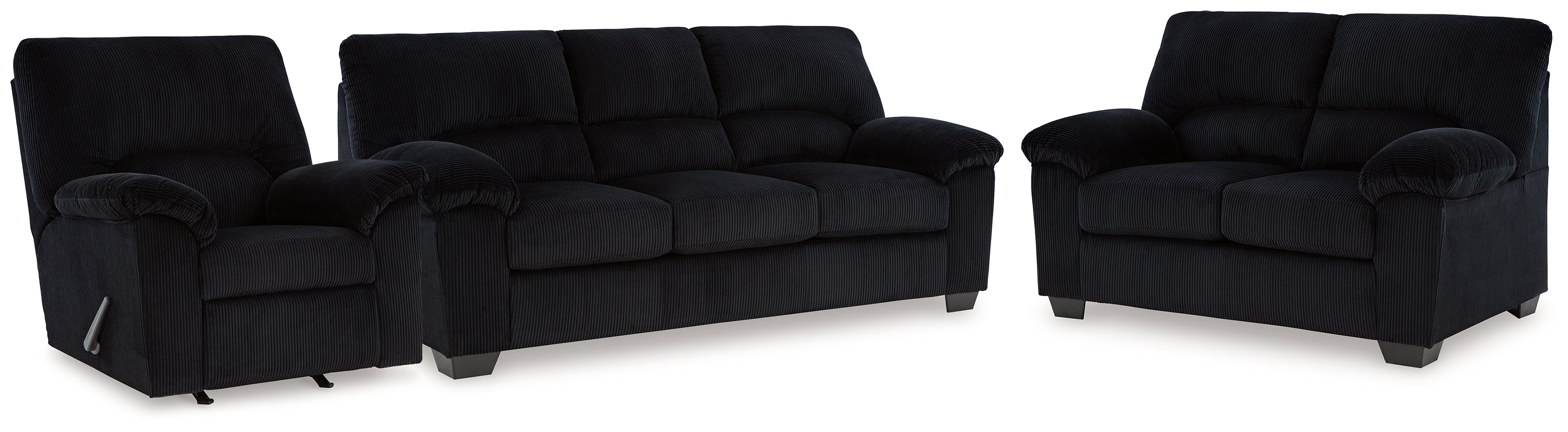 SimpleJoy Sofa, Loveseat and Recliner - 24204U2
