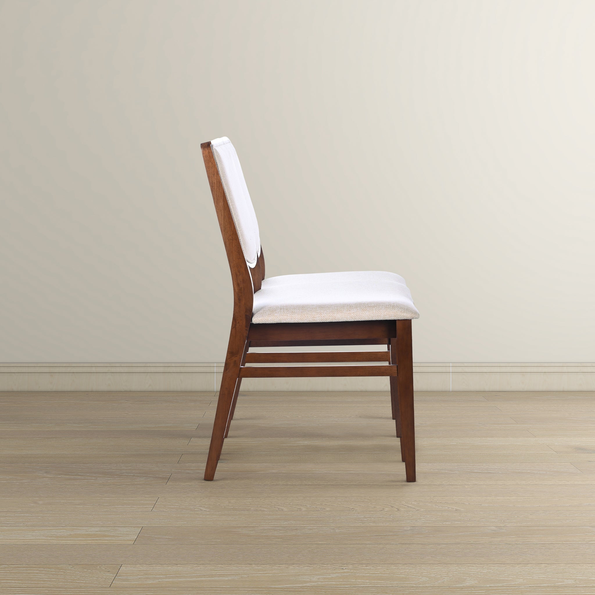 Skylar Beige Fabric Dining Chair (Set Of 2) - DCH03603601