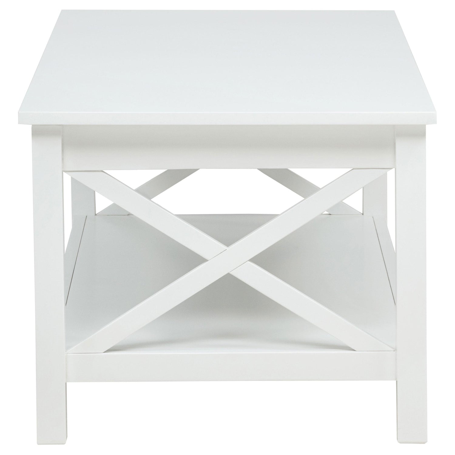 Skyview 3-piece Rectangular Lift Top Coffee Table Set White - 722088-S3