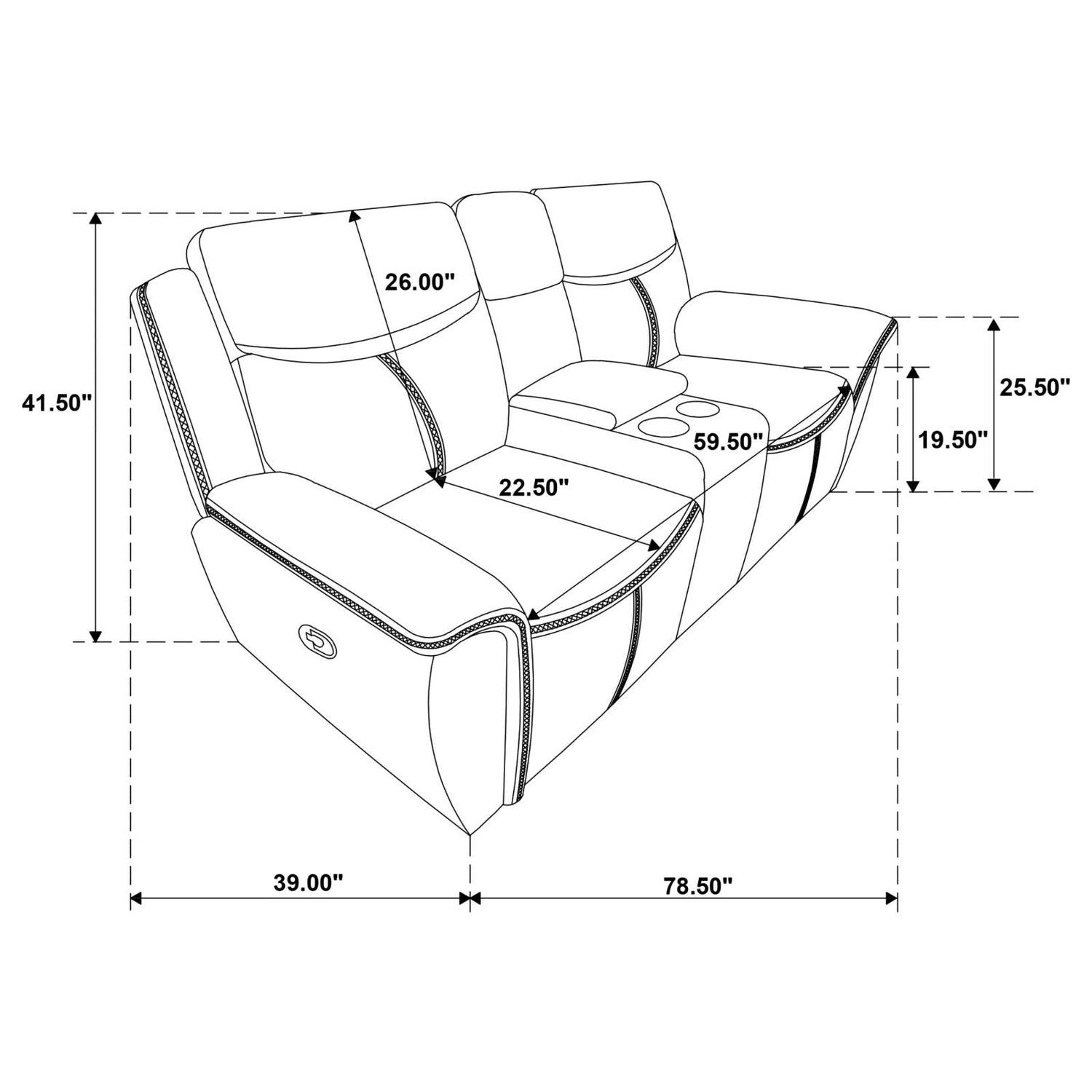 Sloane Blue 3-Piece Upholstered Motion Reclining Sofa Set from Coaster - Luna Furniture