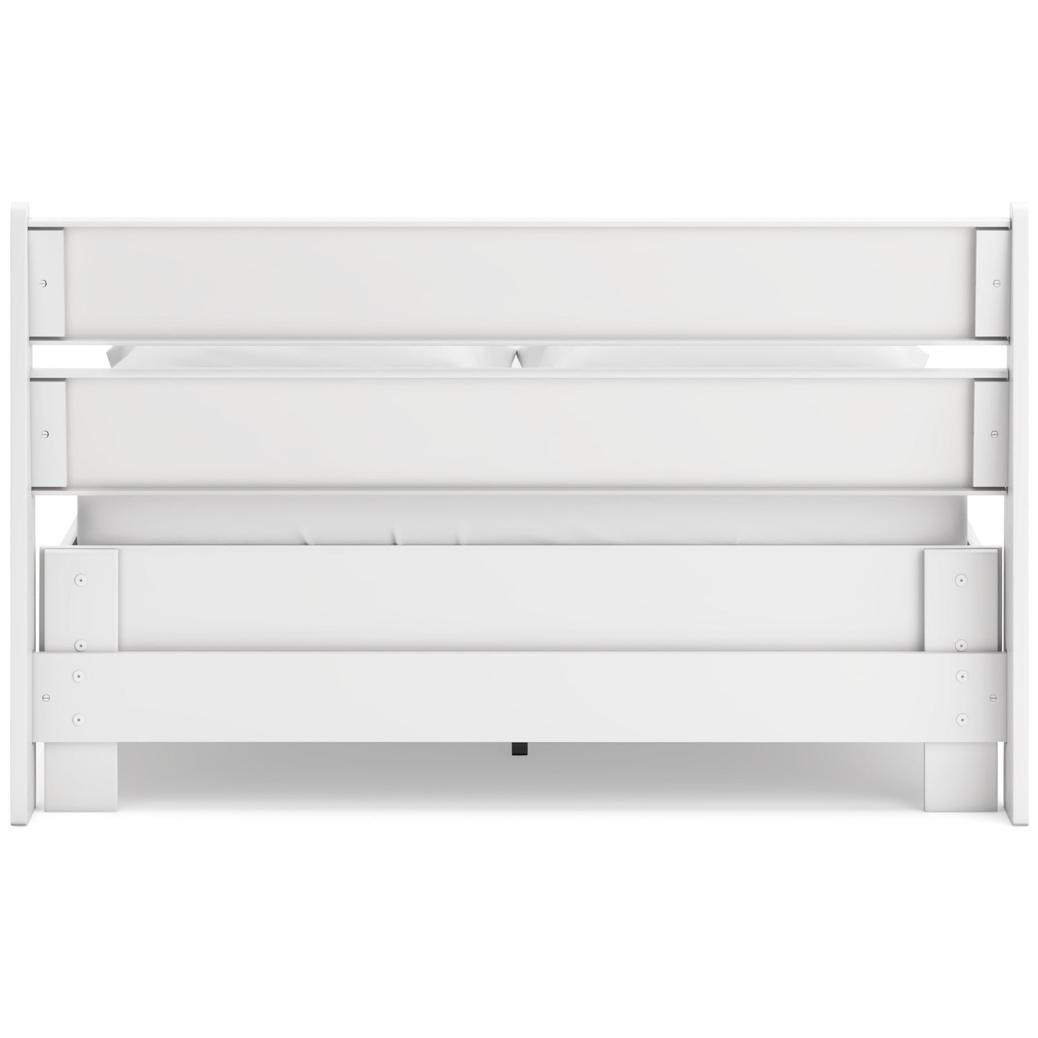 Socalle Full Panel Headboard with Dresser and 2 Nightstands in Two-tone - PKG019075