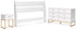 Socalle Full Panel Headboard with Dresser and Nightstand in Two-tone - PKG018897