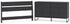 Socalle Full Panel Headboard with Dresser in Black - PKG018860