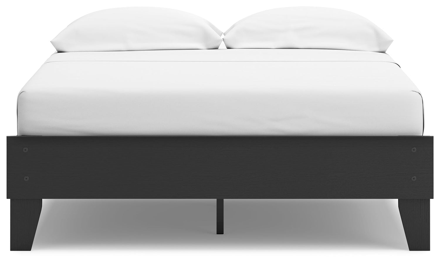Socalle Full Platform Bed with Dresser and Nightstand in Black - PKG018851