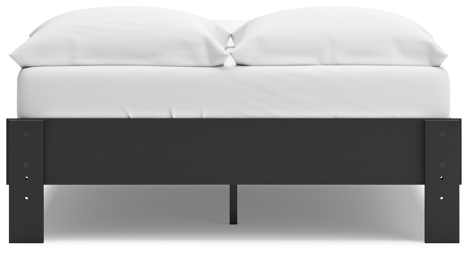 Socalle Full Platform Bed with Dresser and Nightstand in Black - PKG018851