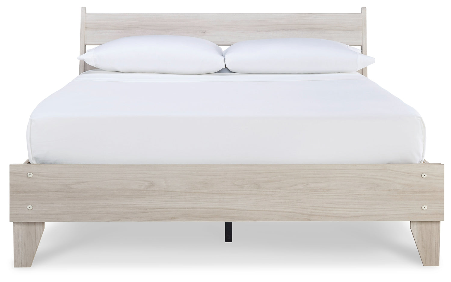 Socalle Light Natural Queen Panel Platform Bed with Dresser and Nightstand - EB1864B4