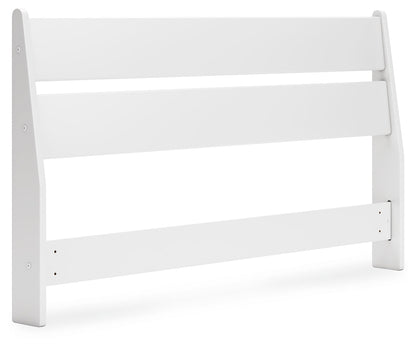 Socalle Queen Panel Headboard with 2 Nightstands in Two-tone - PKG019080