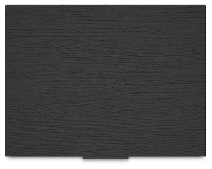 Socalle Queen Panel Headboard with Dresser, Chest and Nightstand in Black - PKG018867