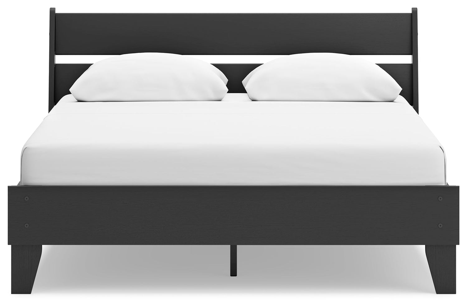 Socalle Queen Panel Platform Bed with Dresser and 2 Nightstands in Black - PKG019062