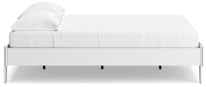 Socalle Queen Platform Bed with Dresser in Two-tone - PKG018888