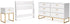 Socalle Twin Panel Headboard with Dresser and Nightstand in Two-tone - PKG018893