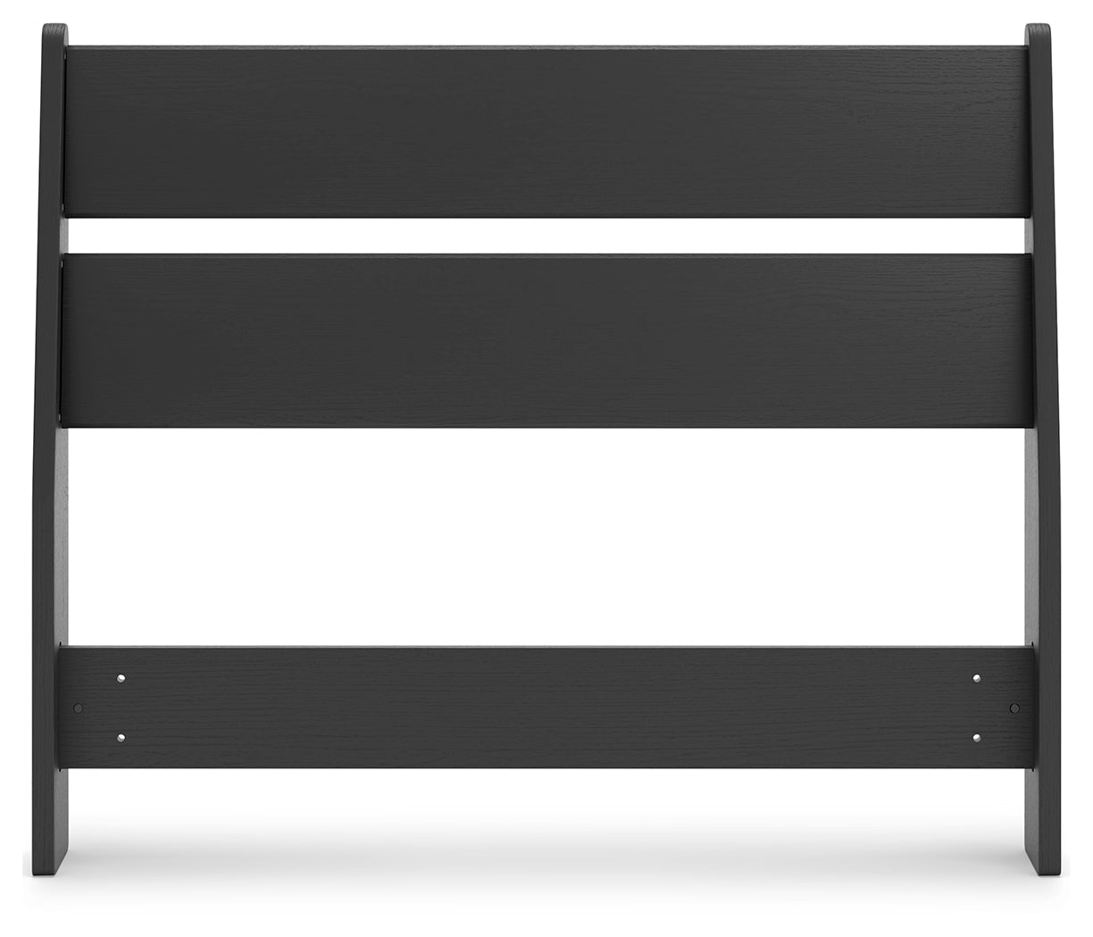 Socalle Twin Panel Headboard with Nightstand in Black - PKG018968
