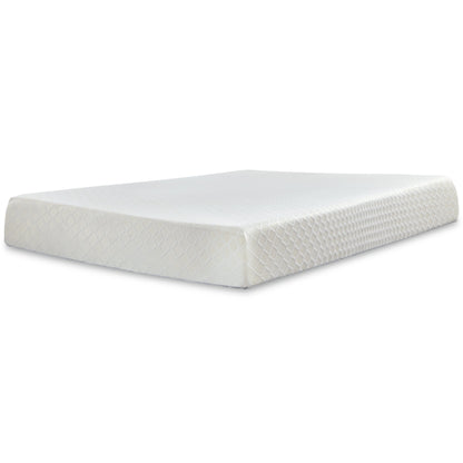 Socalle Twin Platform Bed with Mattress in Light Natural - PKG018216