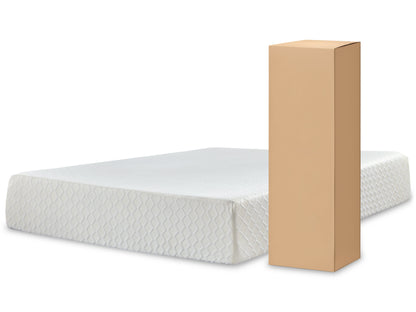 Socalle Twin Platform Bed with Mattress in Light Natural - PKG018218