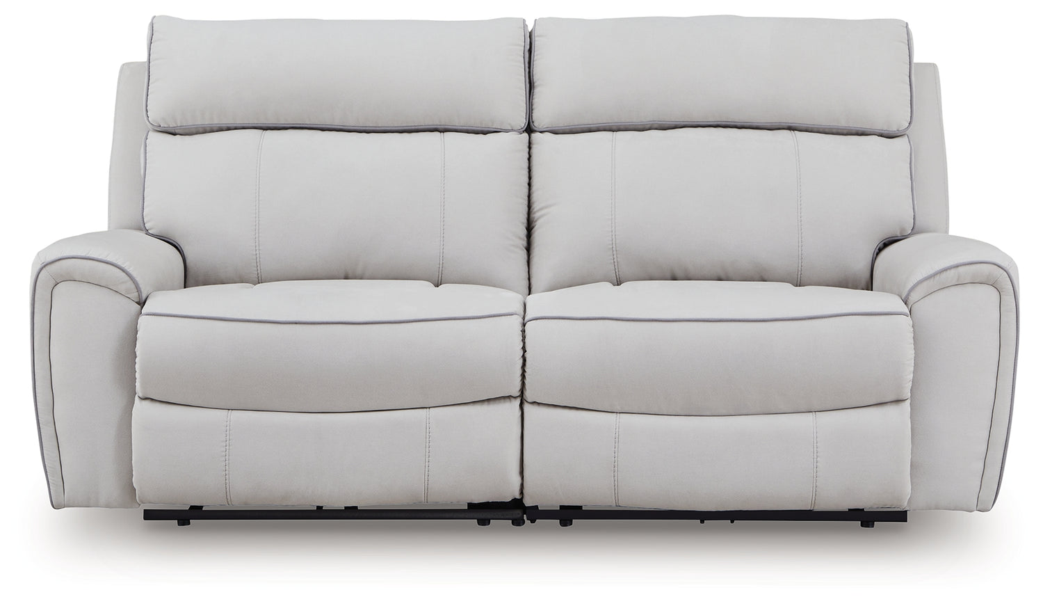 Social Pointe Pearl/Ash 2-Piece Reclining Loveseat - PC98802S21