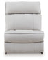 Social Pointe Pearl/Ash 5-Piece Power Reclining Sectional - PC98802S14
