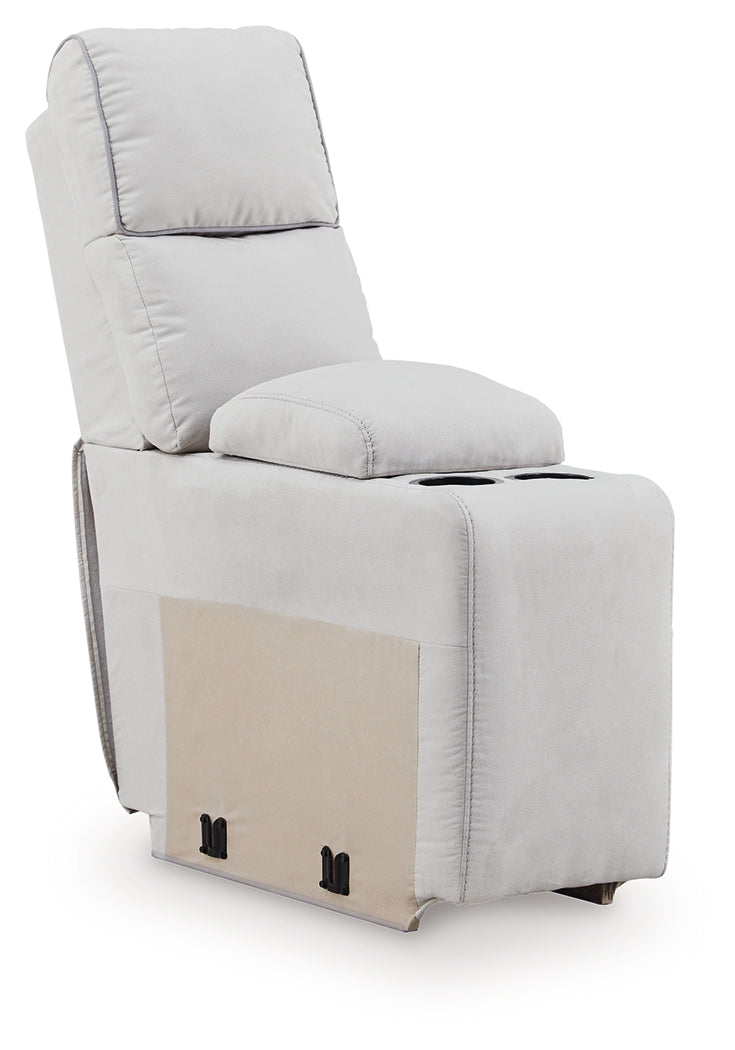 Social Pointe Pearl/Ash 5-Piece Power Reclining Sectional - PC98802S14