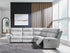 Social Pointe Pearl/Ash 5-Piece Power Reclining Sectional - PC98802S8