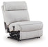 Social Pointe Pearl/Ash 7-Piece Reclining Sectional with Storage Consoles - PC98802S34