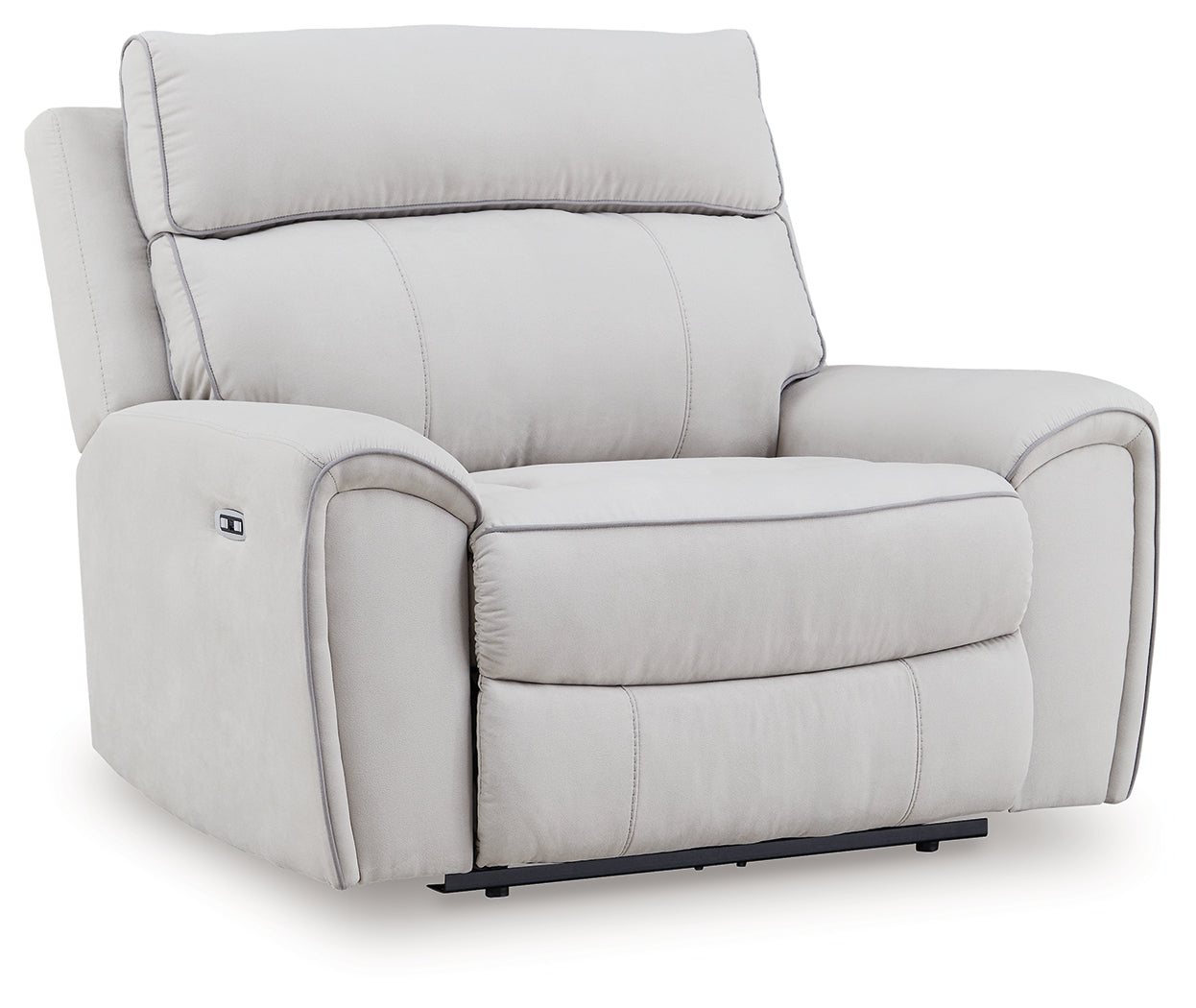 Social Pointe Pearl/Ash Power Recliner - PC9880282