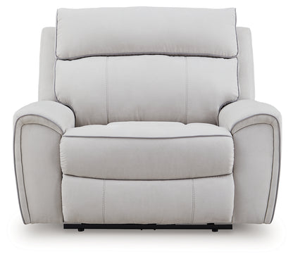 Social Pointe Pearl/Ash Power Recliner - PC9880282